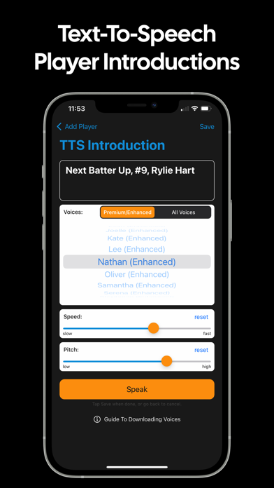 Next Batter Up: Walk-Up Music Screenshots