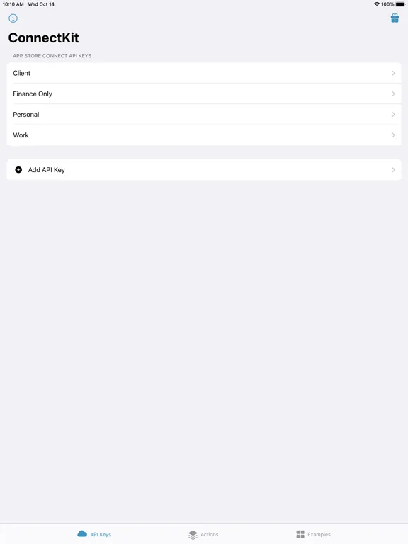 ConnectKit iPad  Screenshots