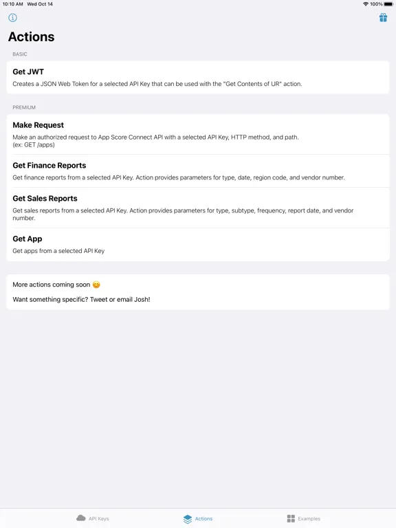 ConnectKit iPad  Screenshots