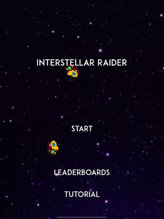 Tangkapan skrin Interstellar Raider iPad 