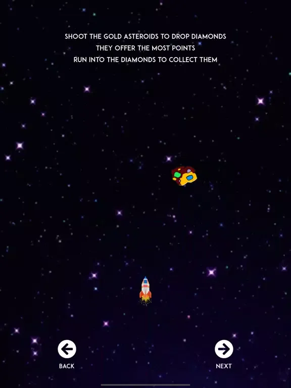 Tangkapan skrin Interstellar Raider iPad 