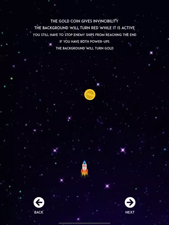 Tangkapan skrin Interstellar Raider iPad 