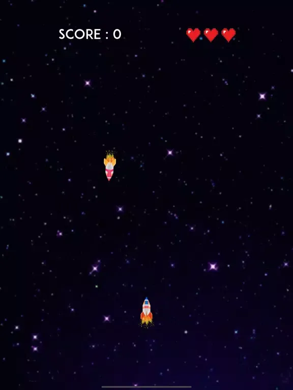 Tangkapan skrin Interstellar Raider iPad 