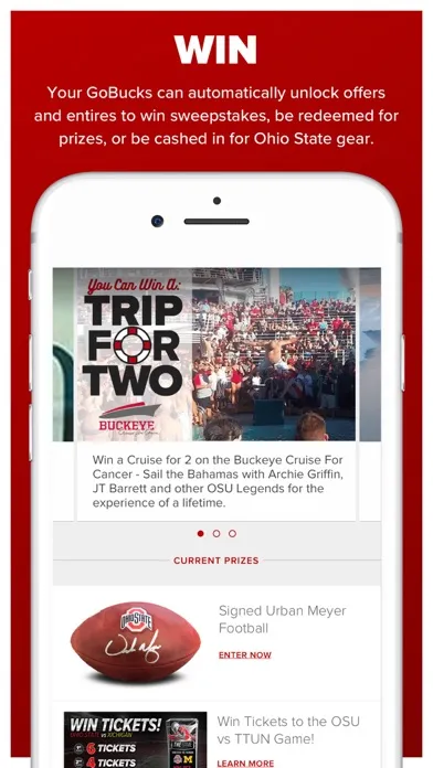 Zrzuty ekranu Buckeye Nation Rewards