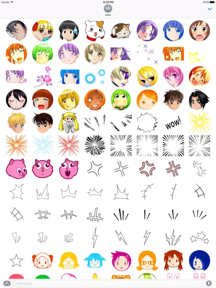 Captures d'écran de Anime Kawaii iPad 