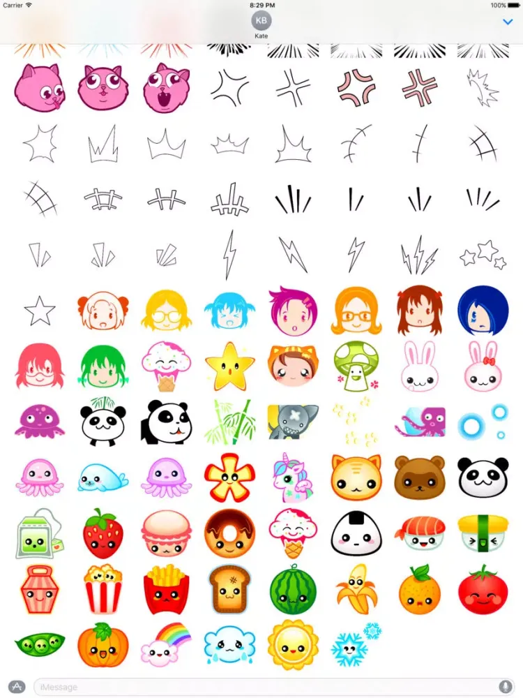Captures d'écran de Anime Kawaii iPad 