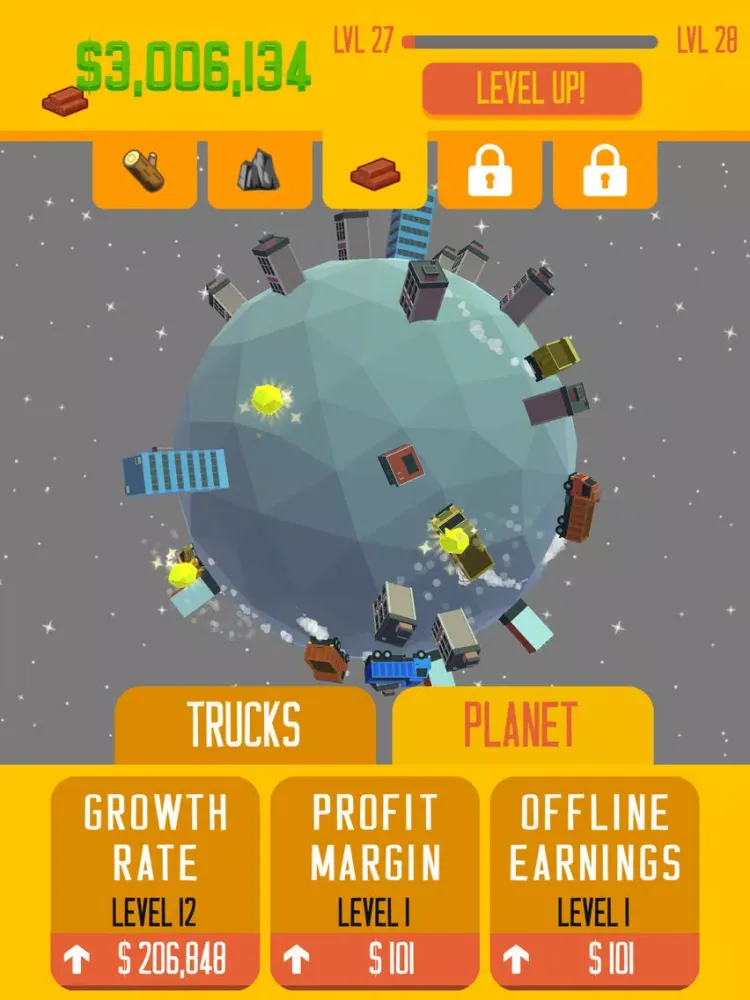 Idle Planet iPad  Screenshots