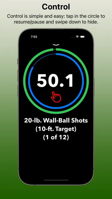 Tangkapan skrin Time2WOD - HIIT & WOD Timer