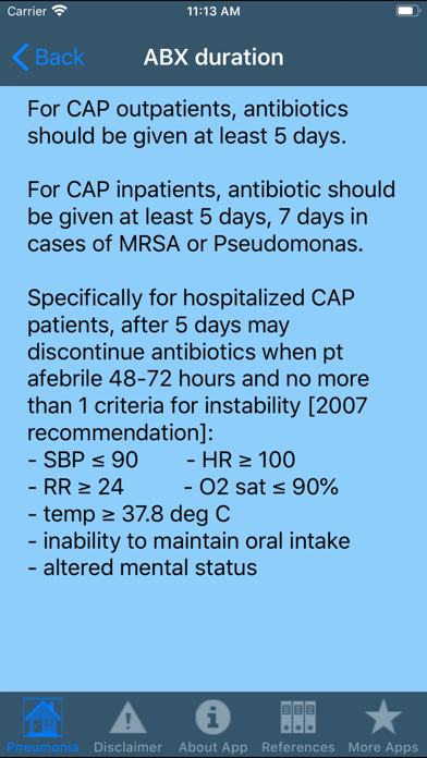 Pneumonia Guide應用截圖