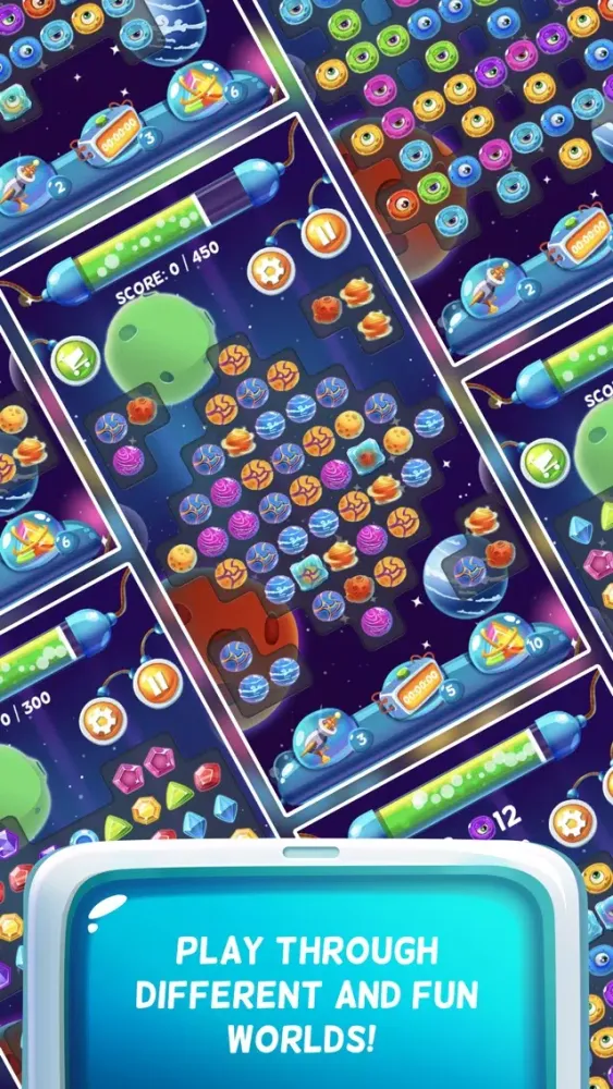 Capturas de tela do Milky Way Mania!