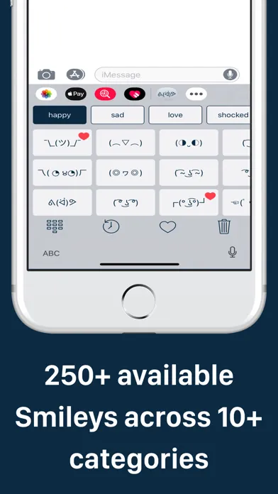 Tangkapan layar SmileyKey Pro: Smiley Keyboard
