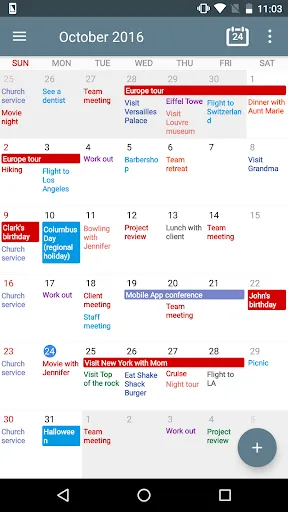Calendar+ Schedule Planner Screenshots