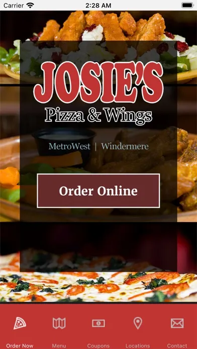 Zrzuty ekranu Josie's Pizza & Wings