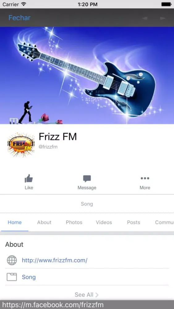 Screenshot di Frizz FM