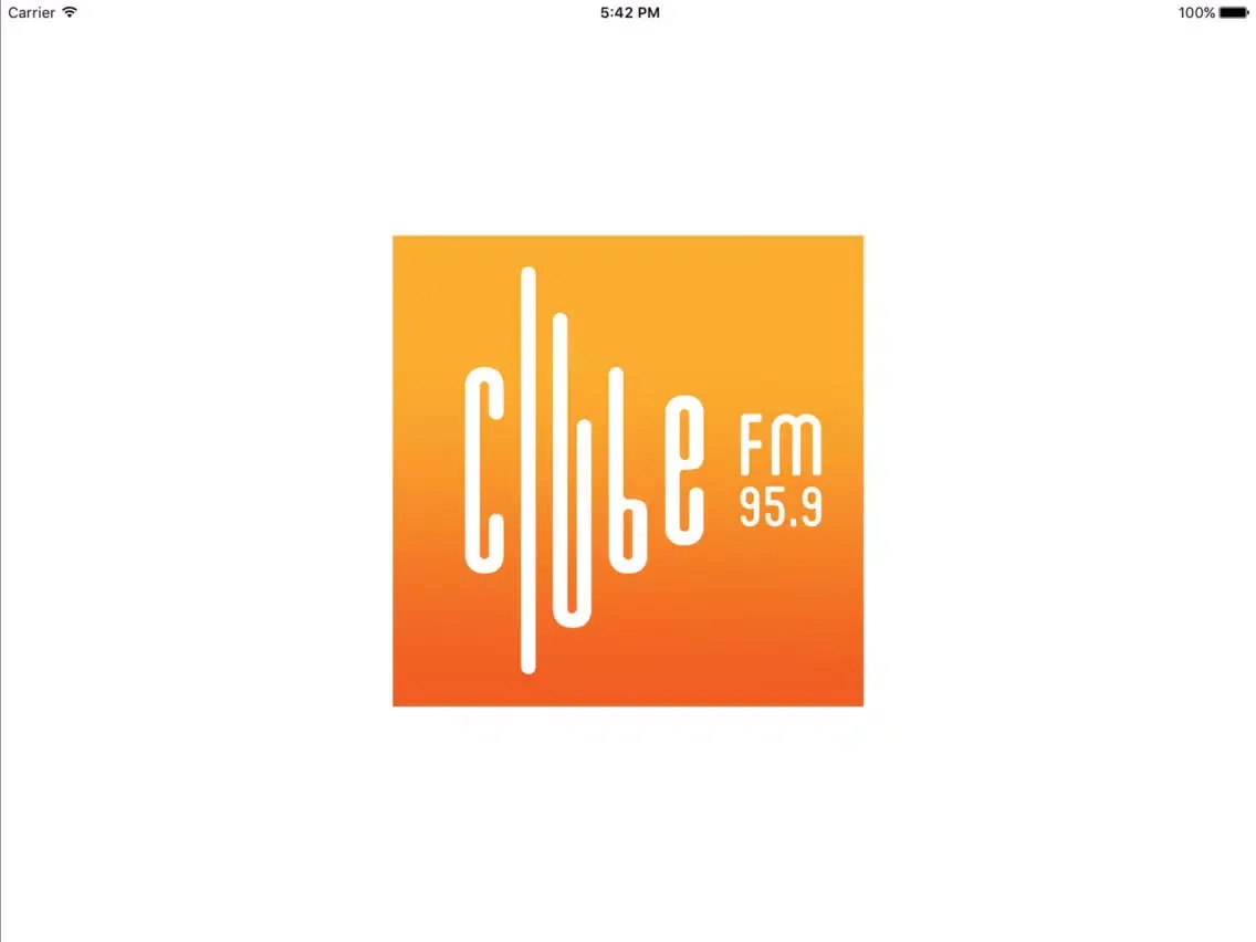 Ảnh chụp màn hình của Rádio Clube Vitória Conquista iPad 