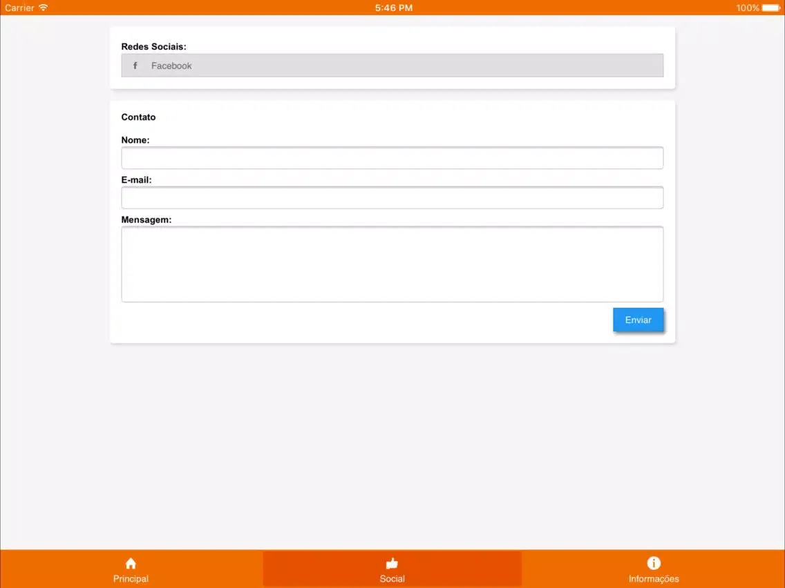 Ảnh chụp màn hình của Rádio Clube Vitória Conquista iPad 