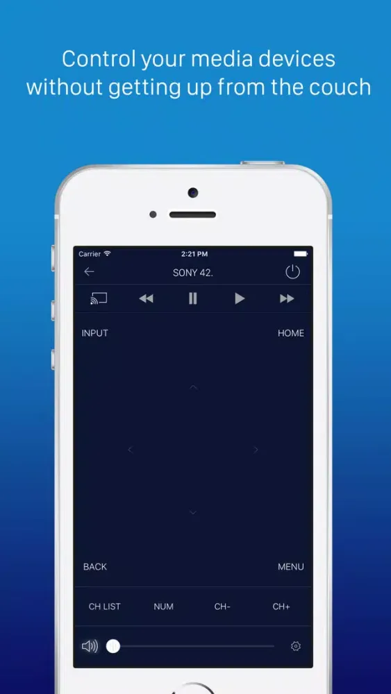 Tangkapan skrin Lazy Remote Pro:Control for your TV's,lights & DVR