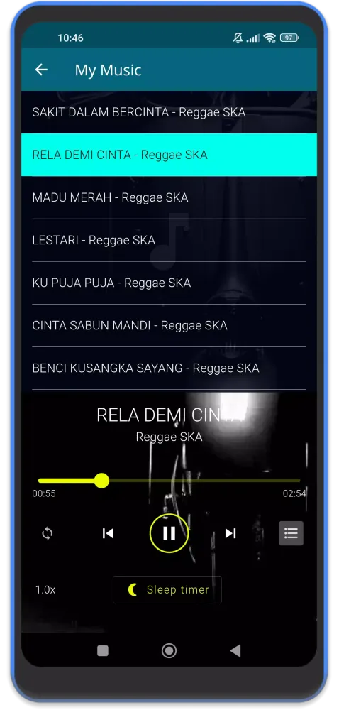 Kalia Siska Album Reggae SKA スクリーンショット