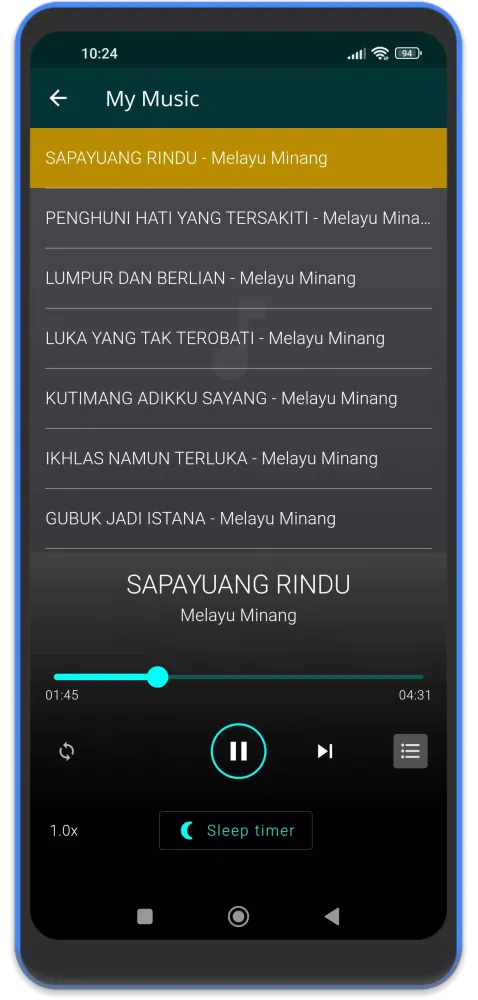 Captures d'écran de Full album ipank pop minang
