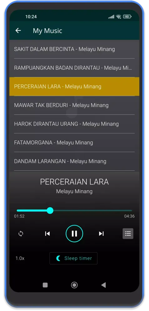 Captures d'écran de Full album ipank pop minang