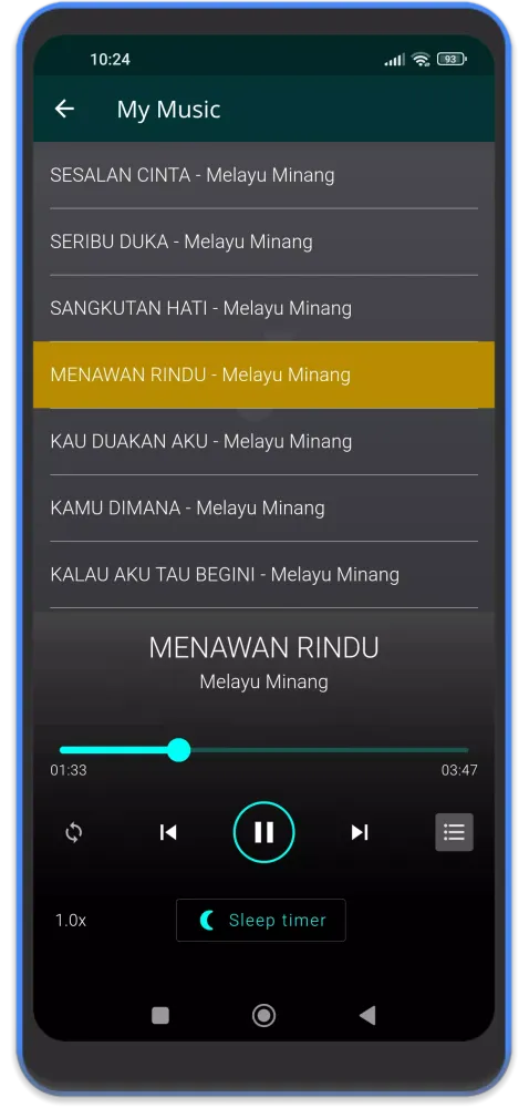 Captures d'écran de Full album ipank pop minang