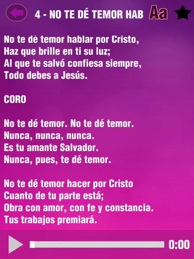 Himnario Iglesia de Cristo iPad  Screenshots