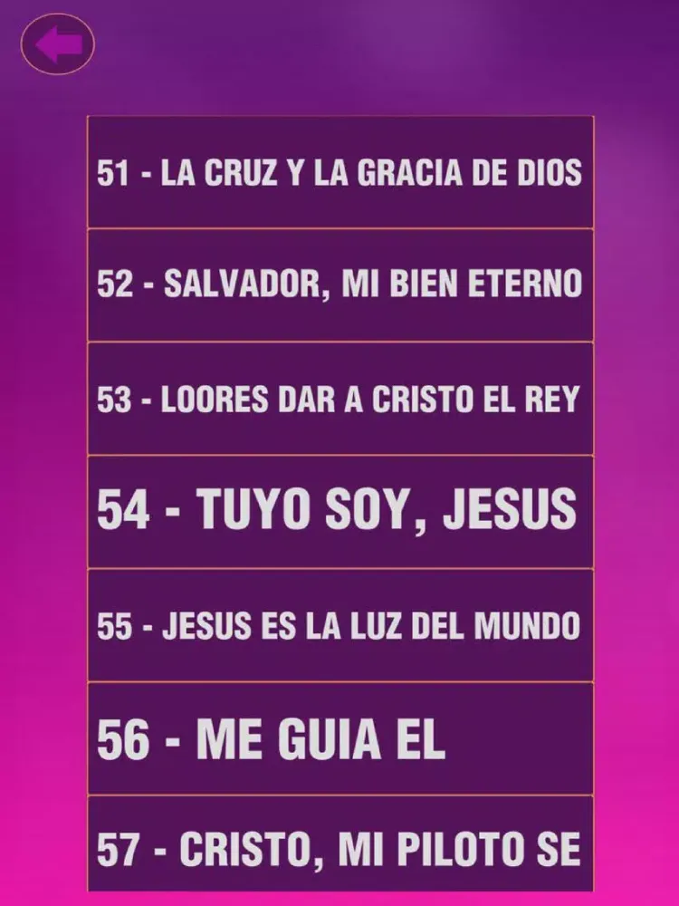 Himnario Iglesia de Cristo iPad  Screenshots