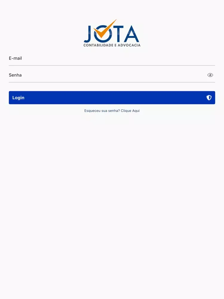 Ảnh chụp màn hình của Jota Contabilidade iPad 