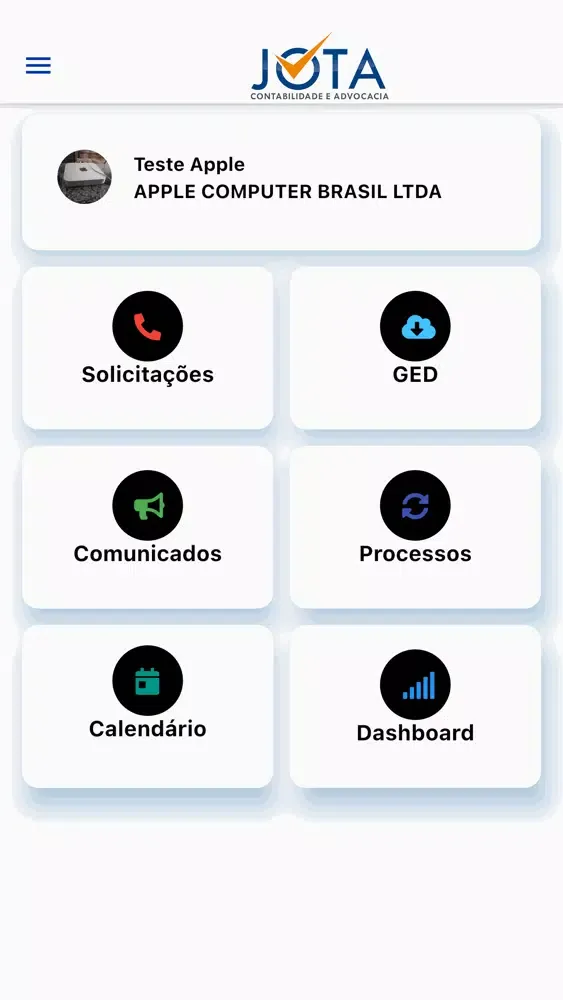 Ảnh chụp màn hình của Jota Contabilidade