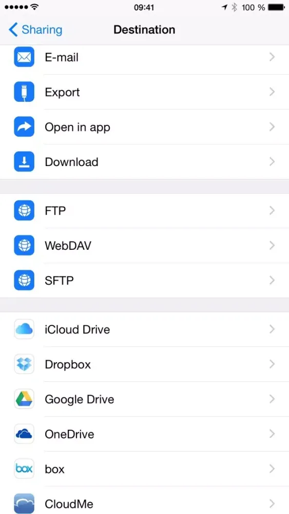 Dictate + Connect (Dictamus) スクリーンショット