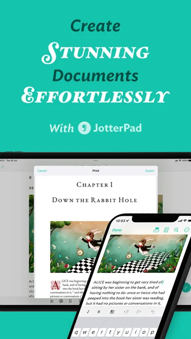 Ảnh chụp màn hình của JotterPad - Novel, Screenplay