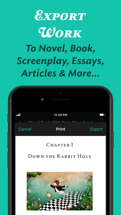 Ảnh chụp màn hình của JotterPad - Novel, Screenplay
