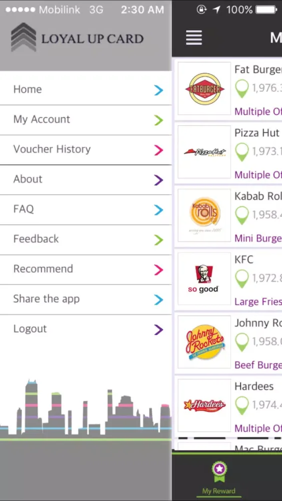 LoyalUp Card Screenshots