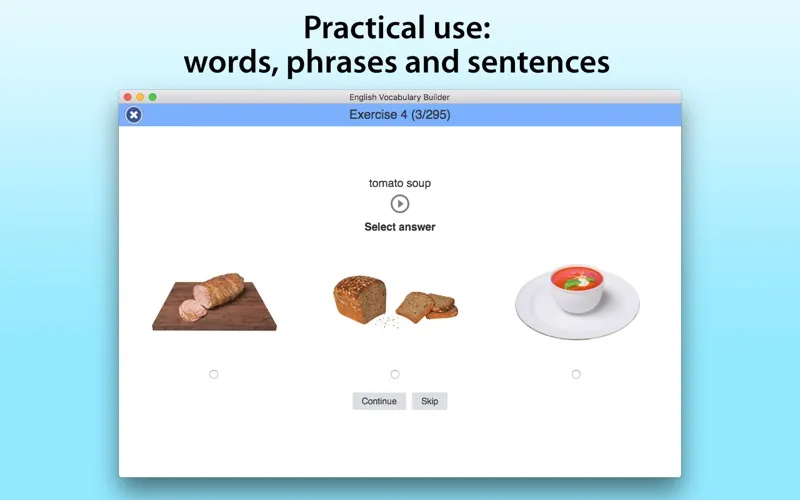 Capturas de pantalla de English Vocabulary Builder