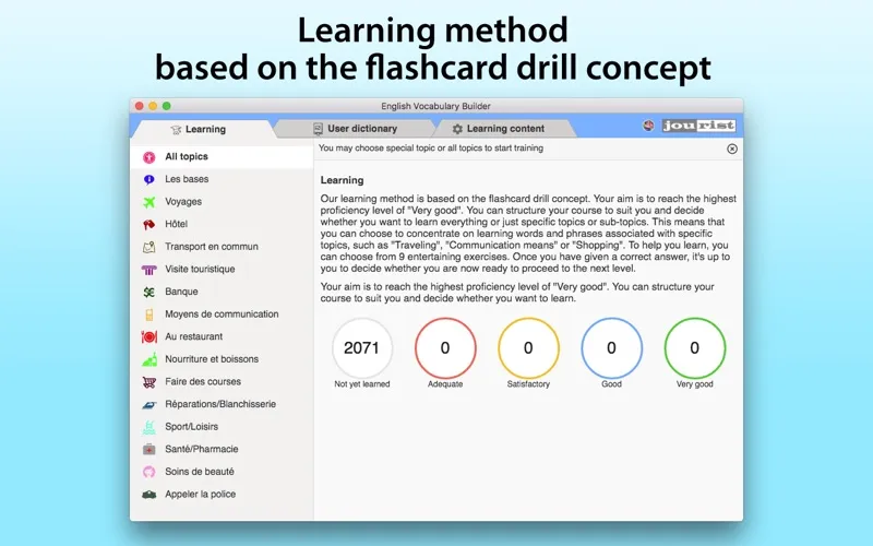Capturas de pantalla de English Vocabulary Builder