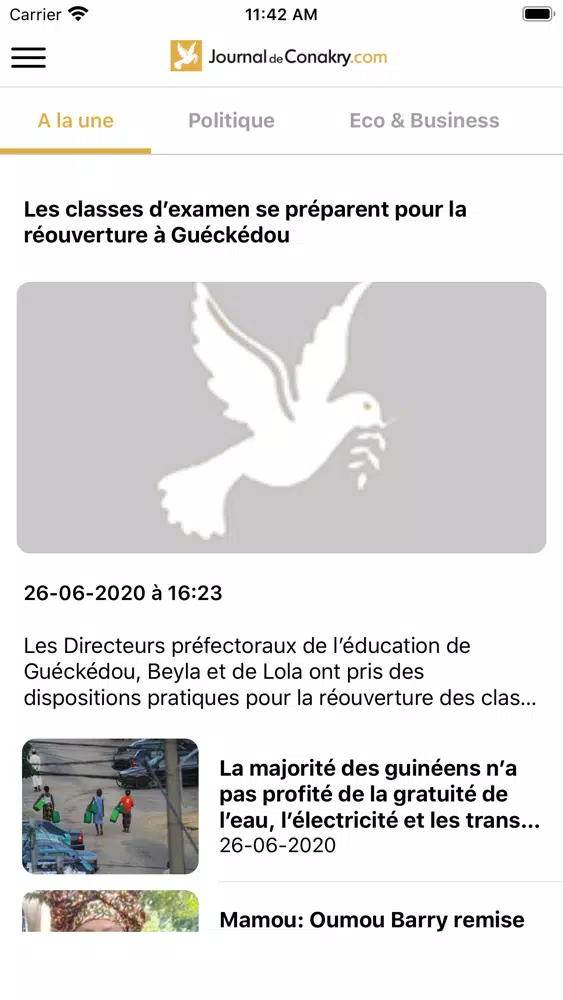 Journal de Conakry应用截图