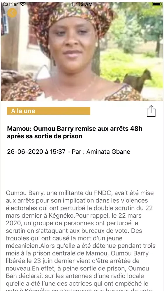 Journal de Conakry 스크린샷