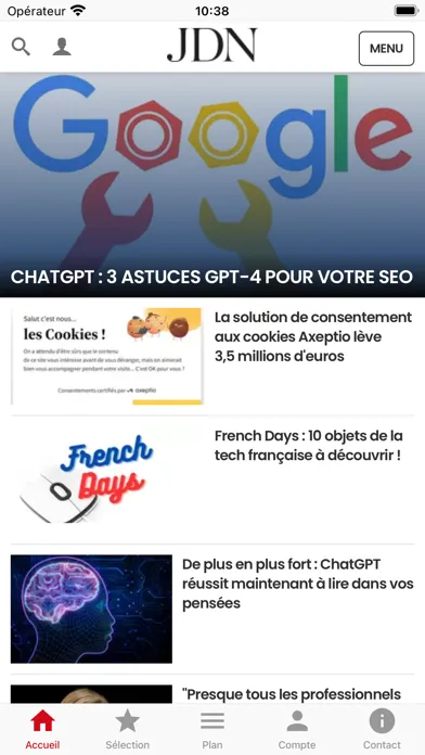 Journal du Net Screenshots