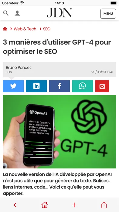 Journal du Net Screenshots