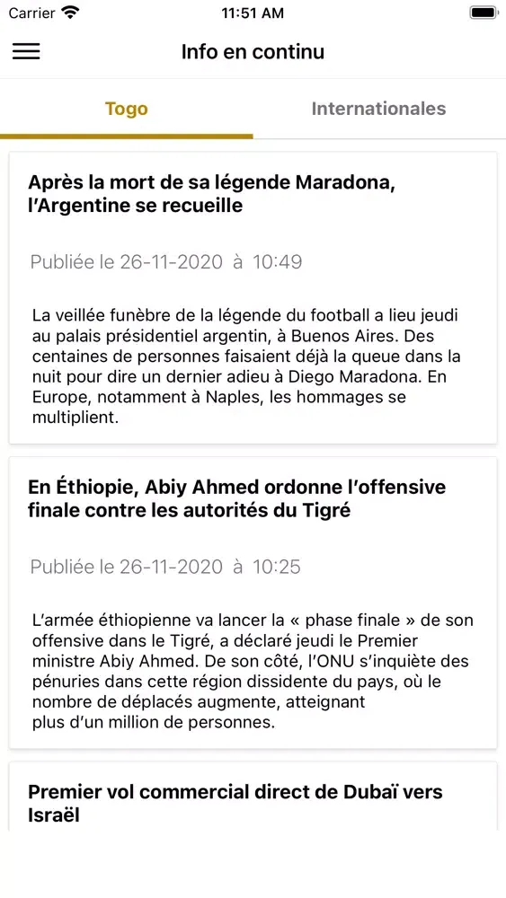 Journal du Togo应用截图