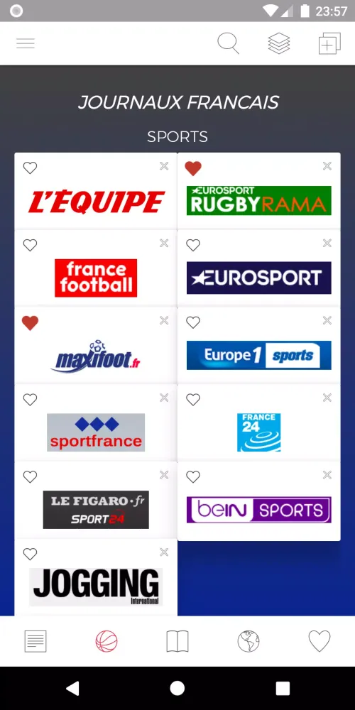 French Newspapers Screenshots