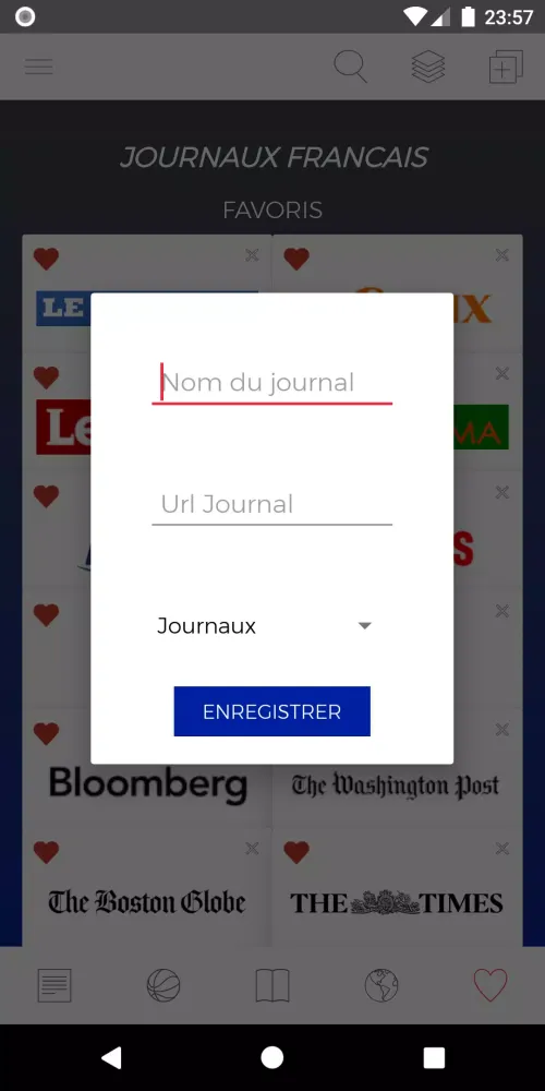 French Newspapers Screenshots