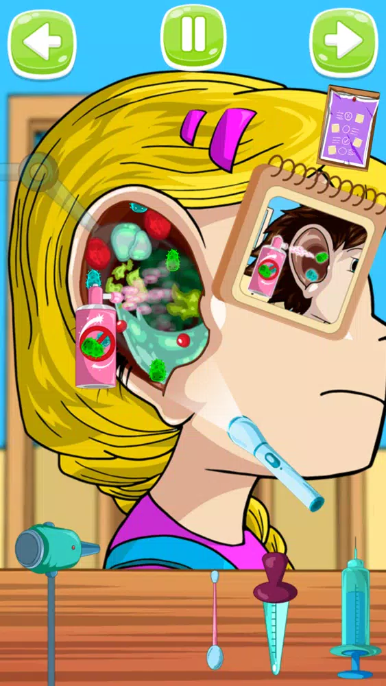 Tangkapan layar Ear Doctor - Simulation