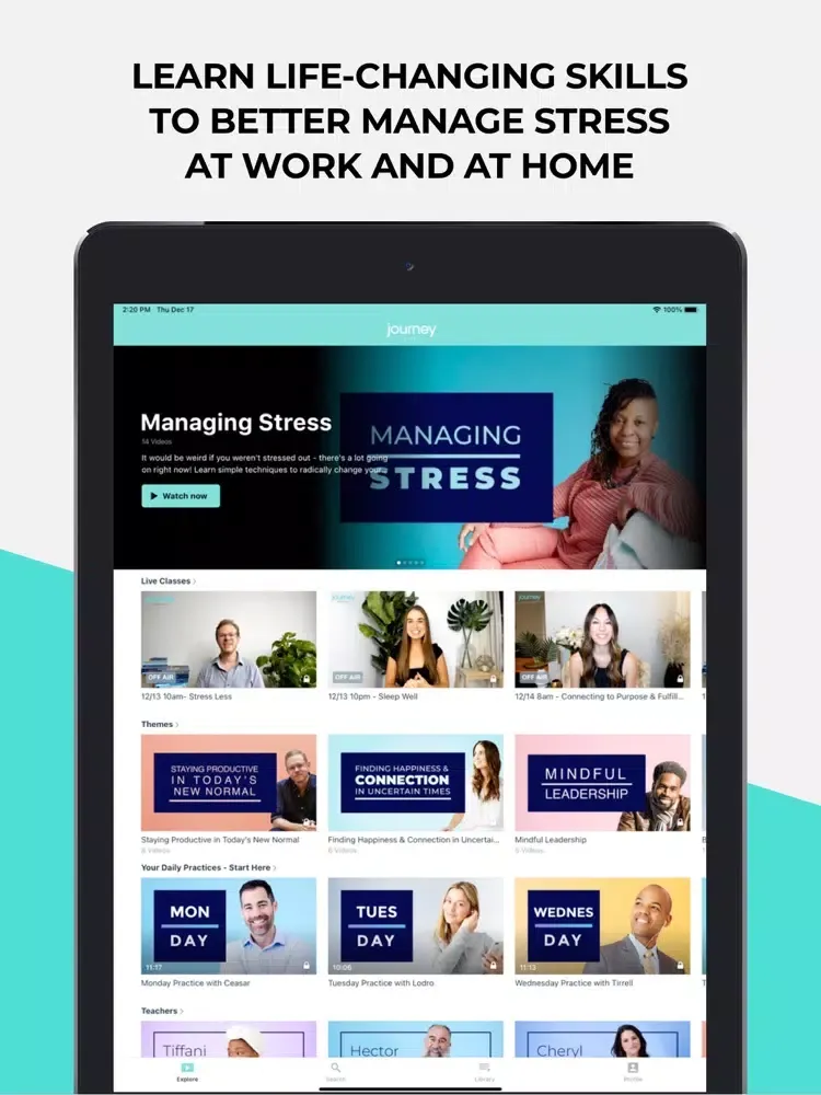 Screenshot di Journey LIVE: Mental Wellbeing iPad 