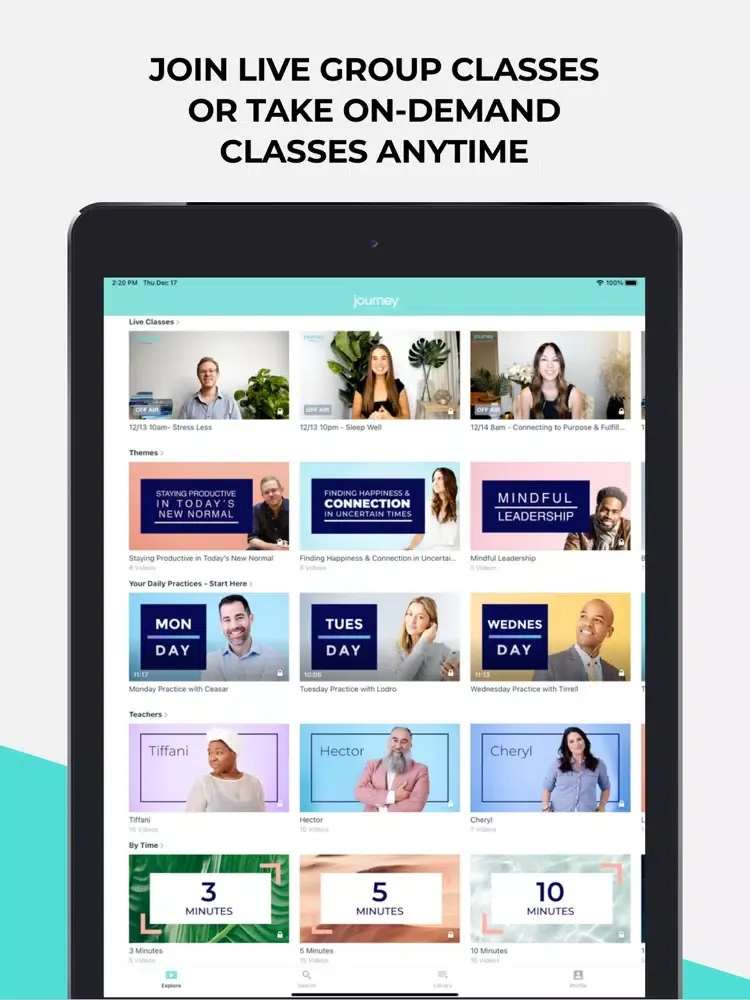 Screenshot di Journey LIVE: Mental Wellbeing iPad 