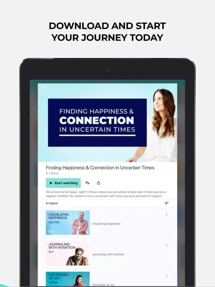 Screenshot di Journey LIVE: Mental Wellbeing iPad 