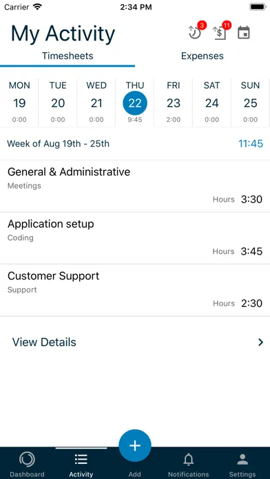 Tangkapan layar Journyx Mobile