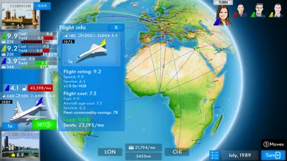 Captures d'écran de Airline Director 2 - Tycoon Game