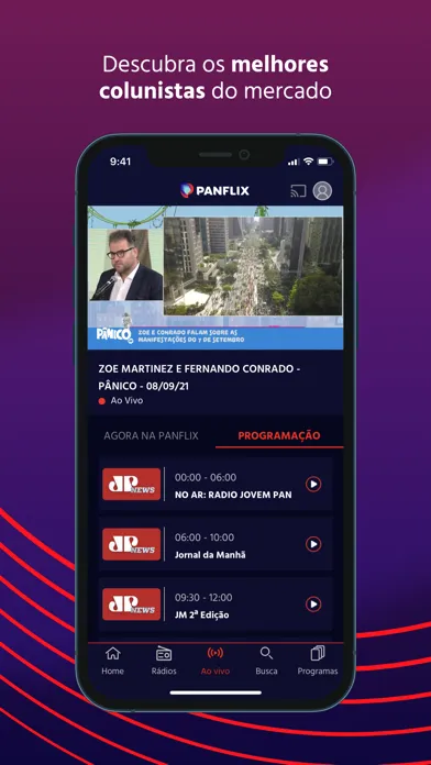 Captures d'écran de Panflix