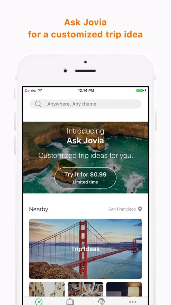 Jovia - Trips beyond trips (Formerly Trip+me) سکرین شاٹس